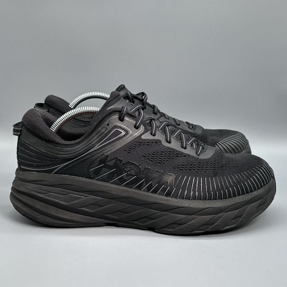 Hoka One One Other - Hoka One One Mens Bondi 7 Wide Mens 10 2E Black Athletic Running Shoes Sneakers
